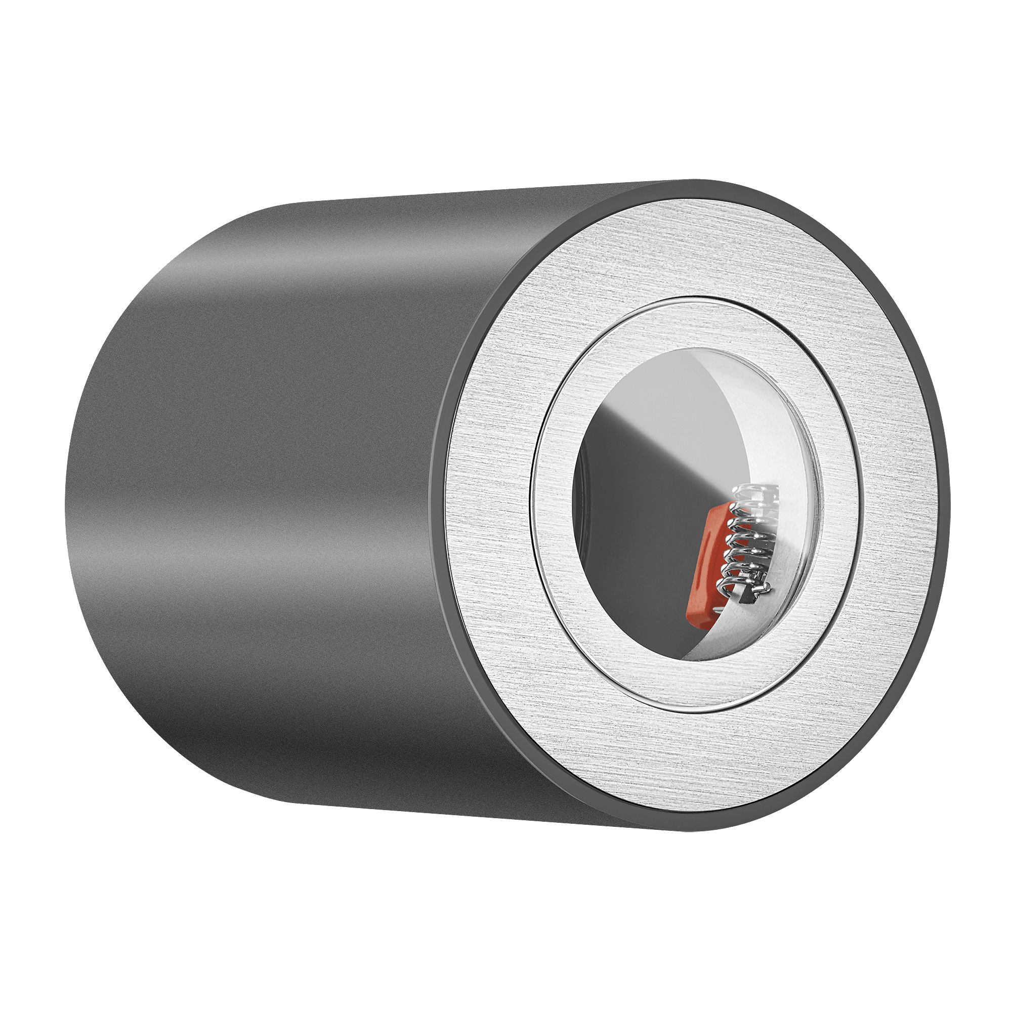 IP44 Forma Bad Aufbaurahmen anthrazites Aluminium bicolor TubeIP44-A (silber-gebürstet)