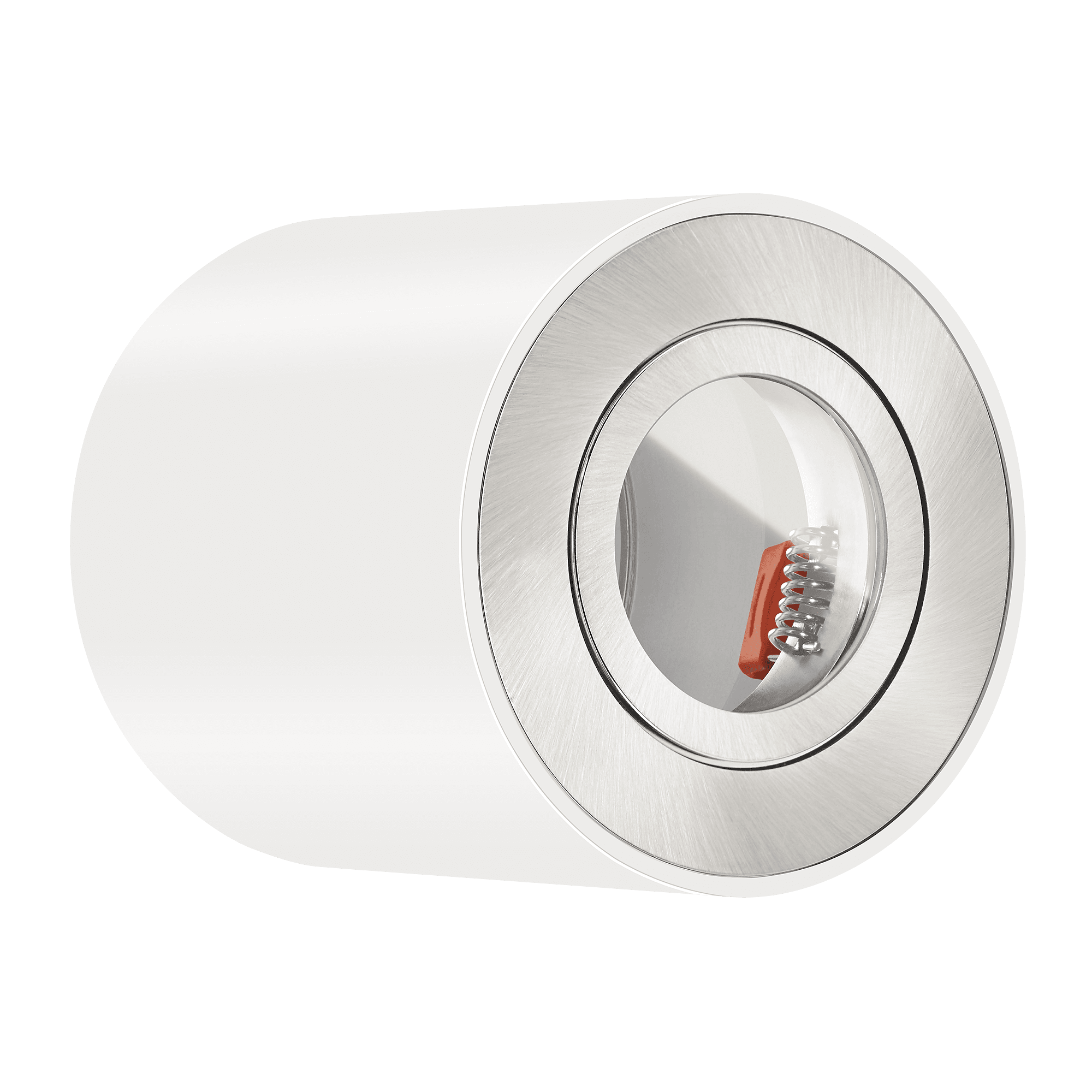 IP44 Forma Bad Aufbaurahmen weißes Aluminium TubeIP44-W (Eisen-gebürstet)