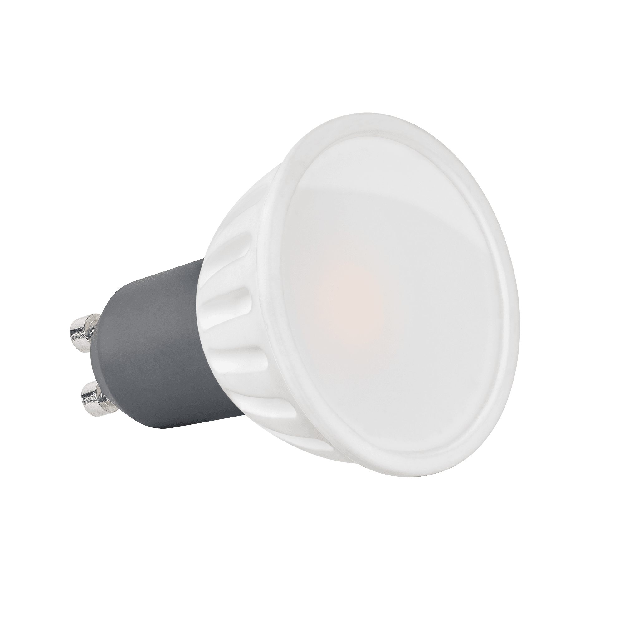 LED-Einbaustrahler GU10 | 230V | DIMMBAR | 7W statt 80W | 120° Milchglas |  93 Cri | Aluminium | schwarz | rund – Luxvenum