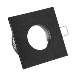 Lista Aqua Premium Bad Einbaurahmen IP65 eckig - Schwarz