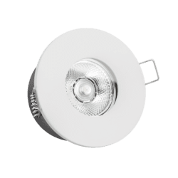 Lista Aqua Einbaustrahler | 230V & IP65 | 35mm flach | DIMMBAR & 93 CRI | 7W statt 90W | 20° schmale Abstrahlung | rund - Weiß, 3000K