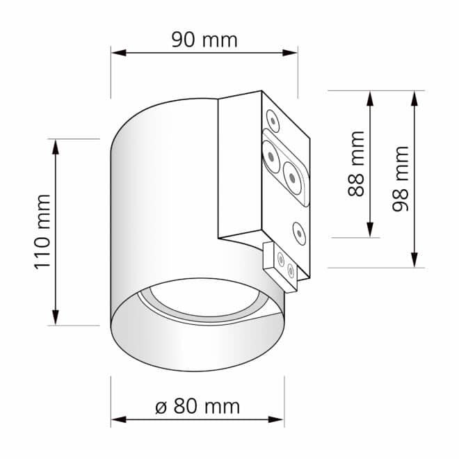 Wandleuchte SIGNATURE OUT | 230V & IP65 | Up oder Down | 7W | dimmbar & 93 CRI | 60° | matt weiß rund - Image 5