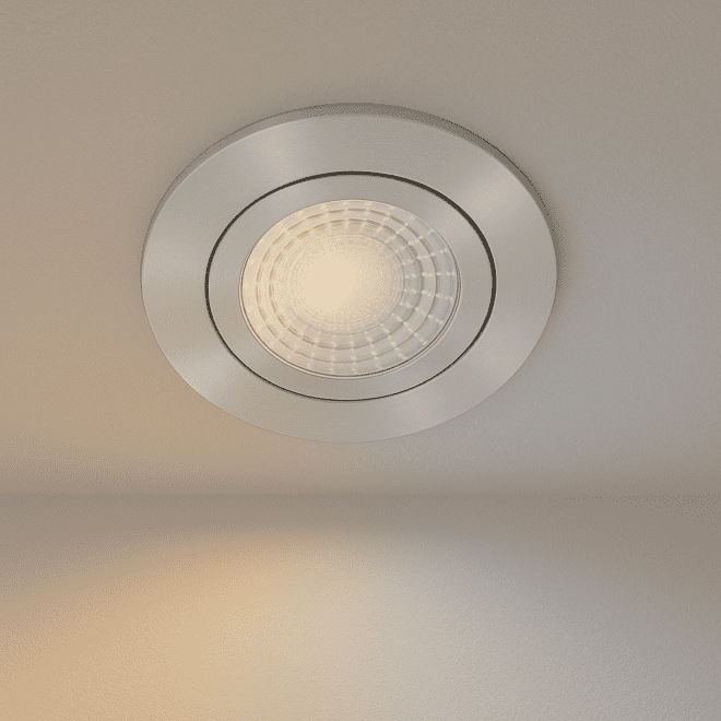24V Bad Einbaustrahler IP44 | Tunable White 2700-5700K | 9W & Vollspektrum CRI 98 | Chrom | 60° | KNX, DALI, ZIGBEE, ECHO, Loxone, GOOGLE, HUE – Bild 7