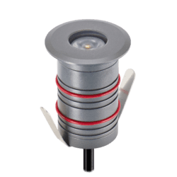 Bodeneinbauleuchte Area Mini 230V | IP67 & 2,4W | 90 CRI | warmweiß 3000K | Aluminium anthrazit