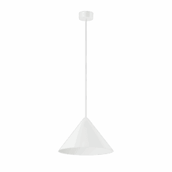 24V PWM Pendelleuchte Elégance | 6W | dimmbar & 90 CRI | matt weiß | DALI, KNX, Loxone, usw.
