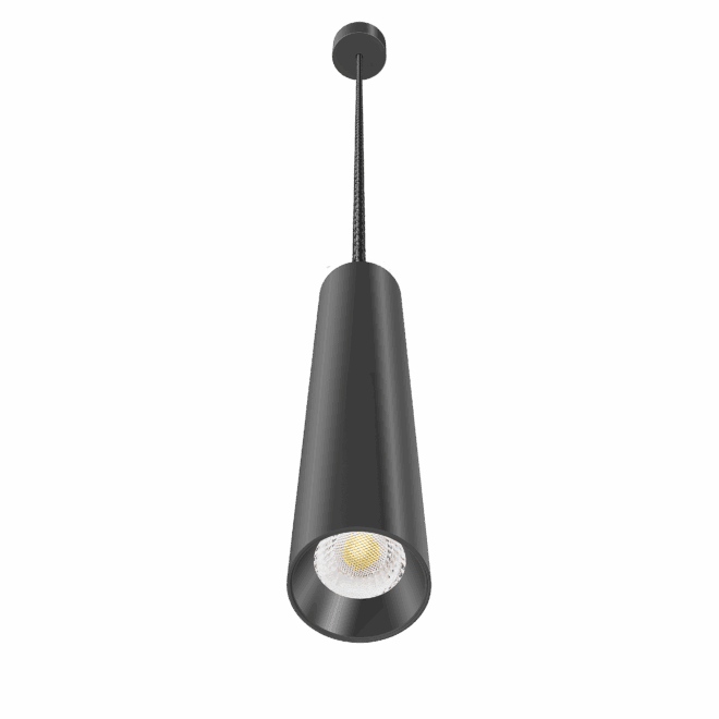 Pendelleuchte SIGNATURE 230V | 1-flammig | 7W | dimm2warm 1800-3000K | 95 CRI | matt schwarz 35cm – Bild 2