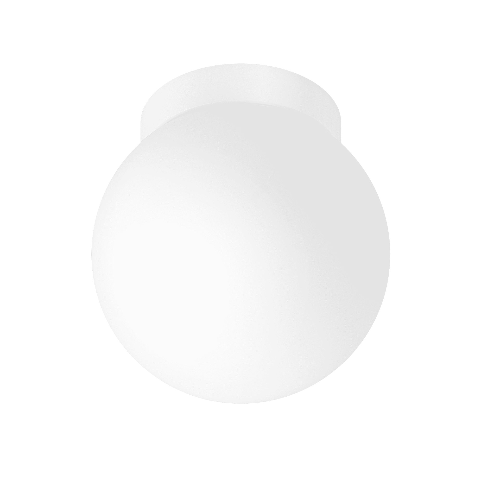 24V PWM Wandleuchte GLOBE | 3W & DIMMBAR | opalweißes Glas & weißes Aluminium | DALI, KNX, Loxone, usw. – Bild 3