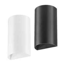 24V Wandleuchte APEX | Up & Down | 2x 6W | dimmbar & 90 CRI | 60° | matt schwarz / weiß | DALI, KNX, Loxone, PWM, usw.