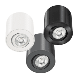 LED Aufbaustrahler 230V | dimmbar & 93 CRI | 7W statt 90W | Aluminium | 20° schmaler Abstrahlwinkel
