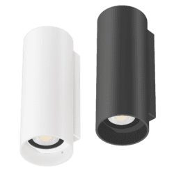 24V Wandleuchte SIGNATURE OUT | IP65 | Up & Down | 2x 6W | dimmbar & 90 CRI | 60° | matt rund | DALI, KNX, Loxone, PWM, usw.