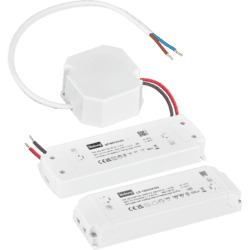 Triac Trafo DC 24V dimmbar für unsere StarLEDs & 24V-Einbauleuchten | zum Anschließen hinter einen normalen 230V Unterputzdimmer